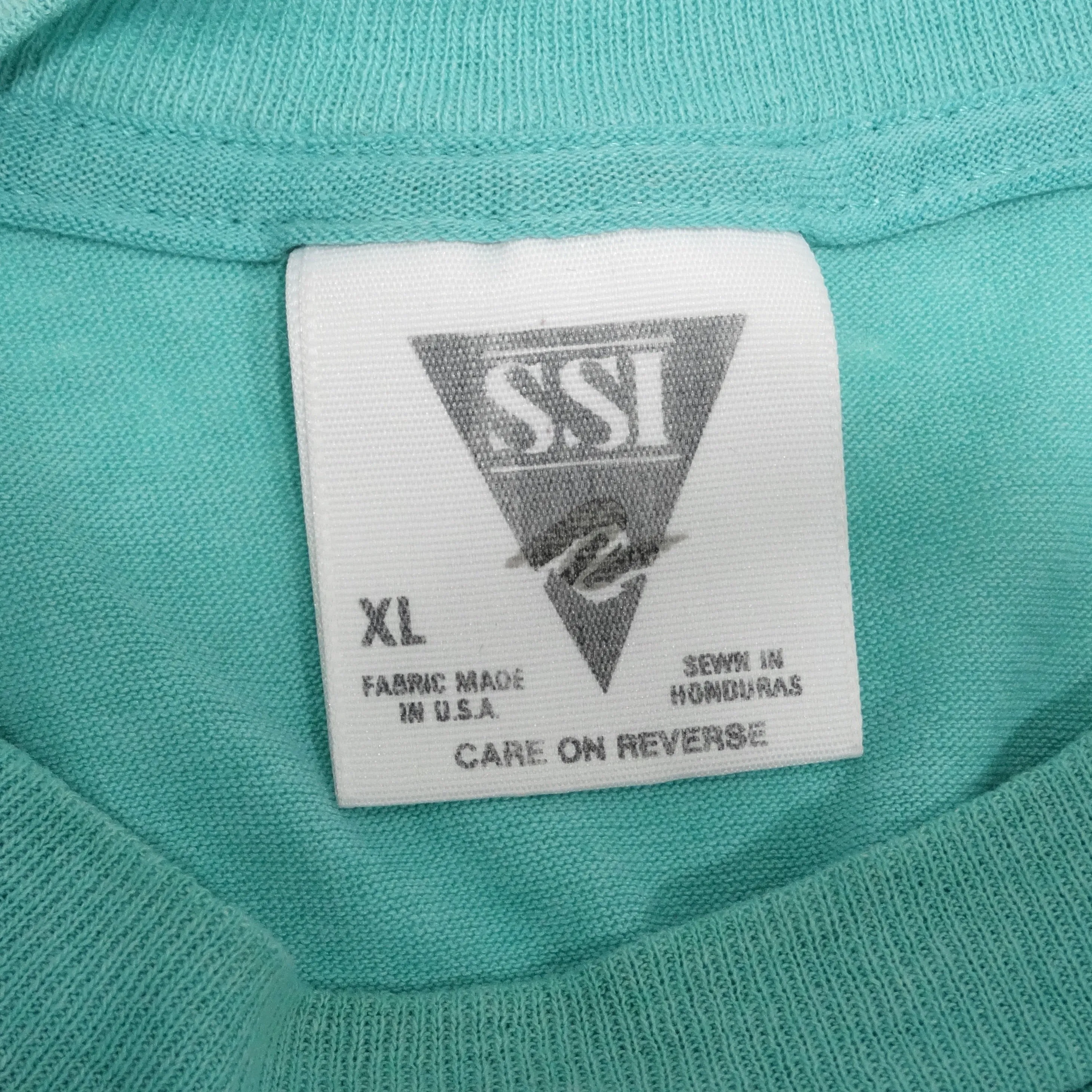 1990s Minty Blue Semi Truck T-Shirt