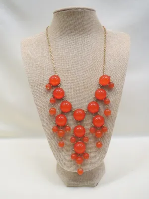 ADO | Bubble Necklace Orange Long