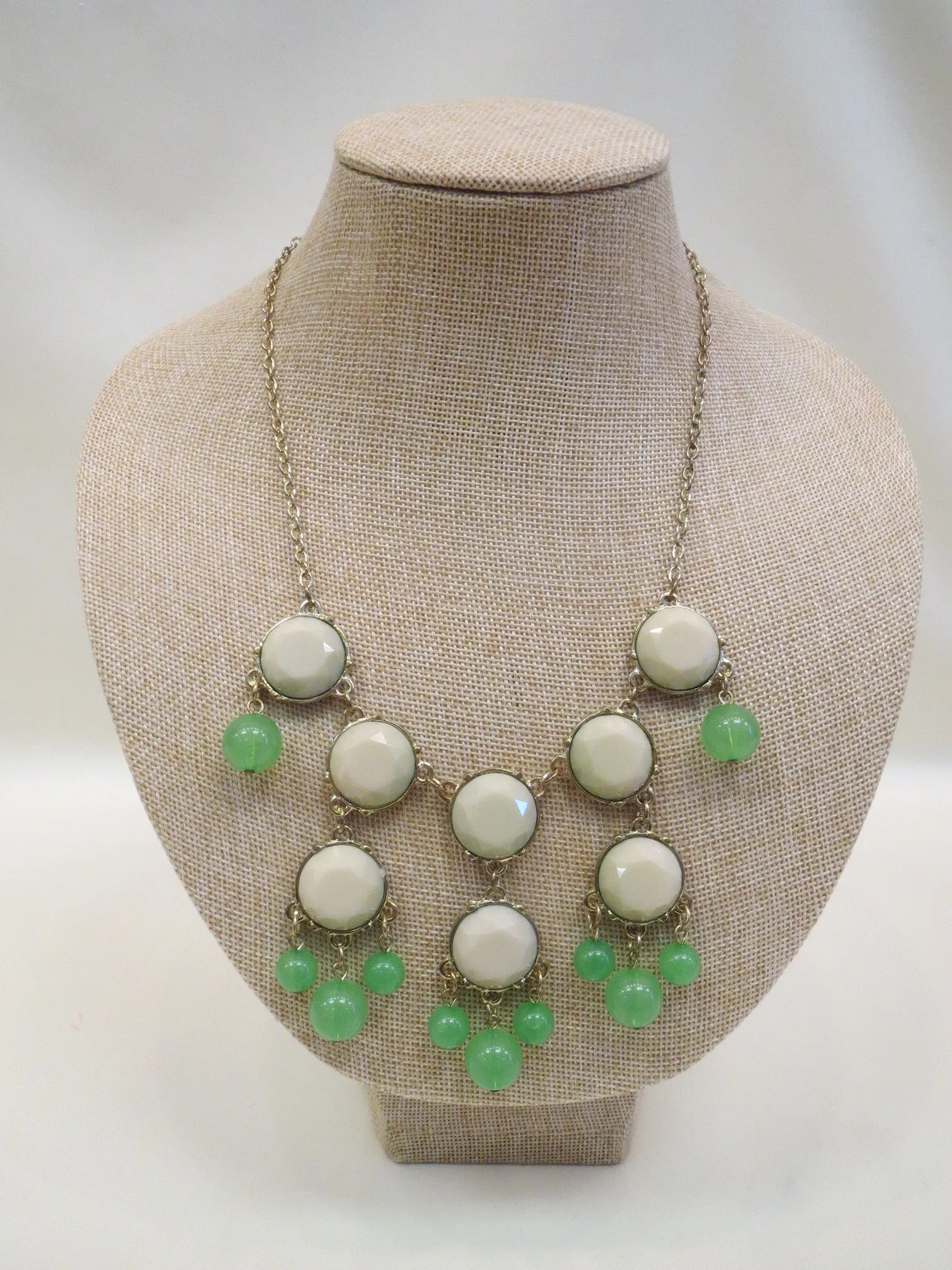 ADO | Bubble Necklace Two-Tone Green