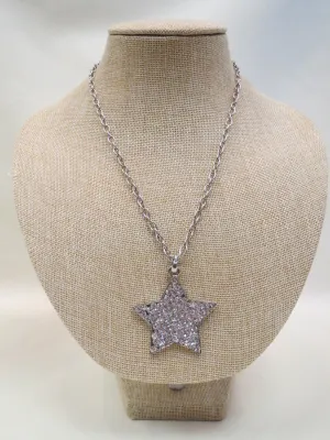 ADO | Embellished Star Necklace Silver