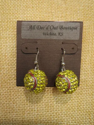 ADO | Hometown Pride Softball Earrings