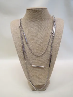 ADO | Silver Bar Layer Necklace