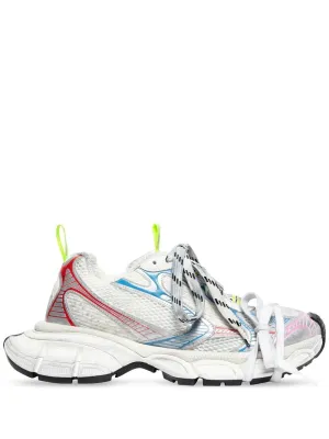 BALENCIAGA MEN 3XL Lace Detail Sneakers White/Multi