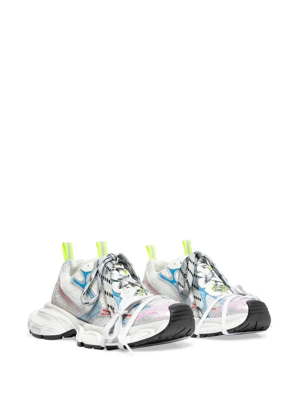 BALENCIAGA MEN 3XL Lace Detail Sneakers White/Multi
