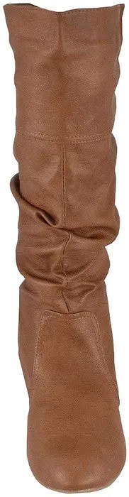 Bonnibel | Danniz Mid-Calf Slouchy Boot Tan