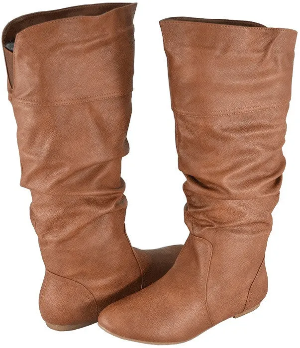 Bonnibel | Danniz Mid-Calf Slouchy Boot Tan
