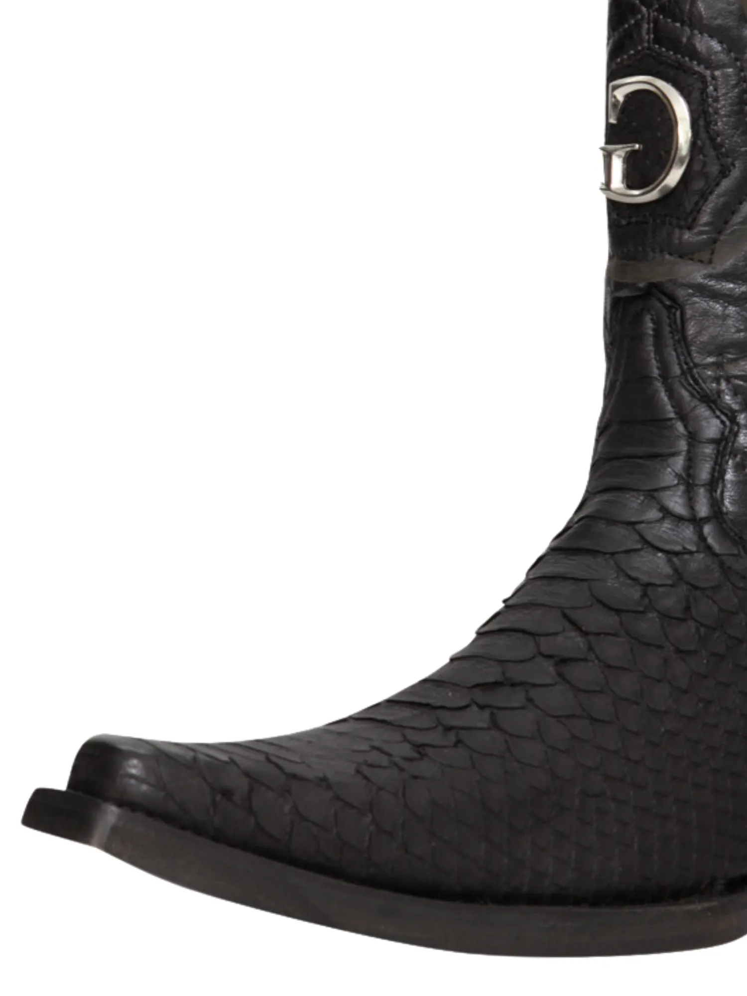Botas Vaqueras Exoticas de Python Original para Hombre 'El General' - ID: 45087