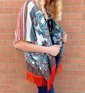 By Together | Fringe Kimono
