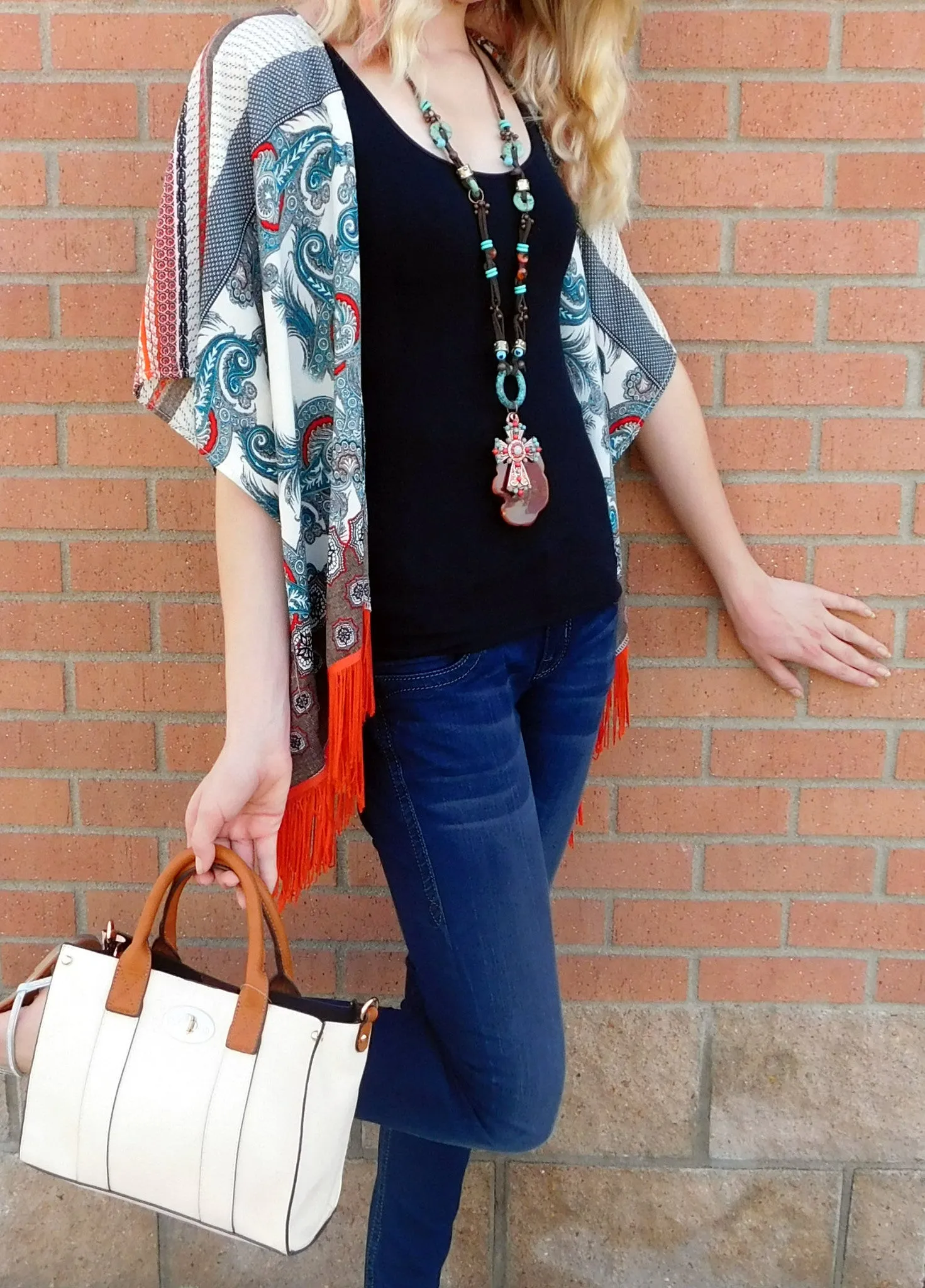 By Together | Fringe Kimono