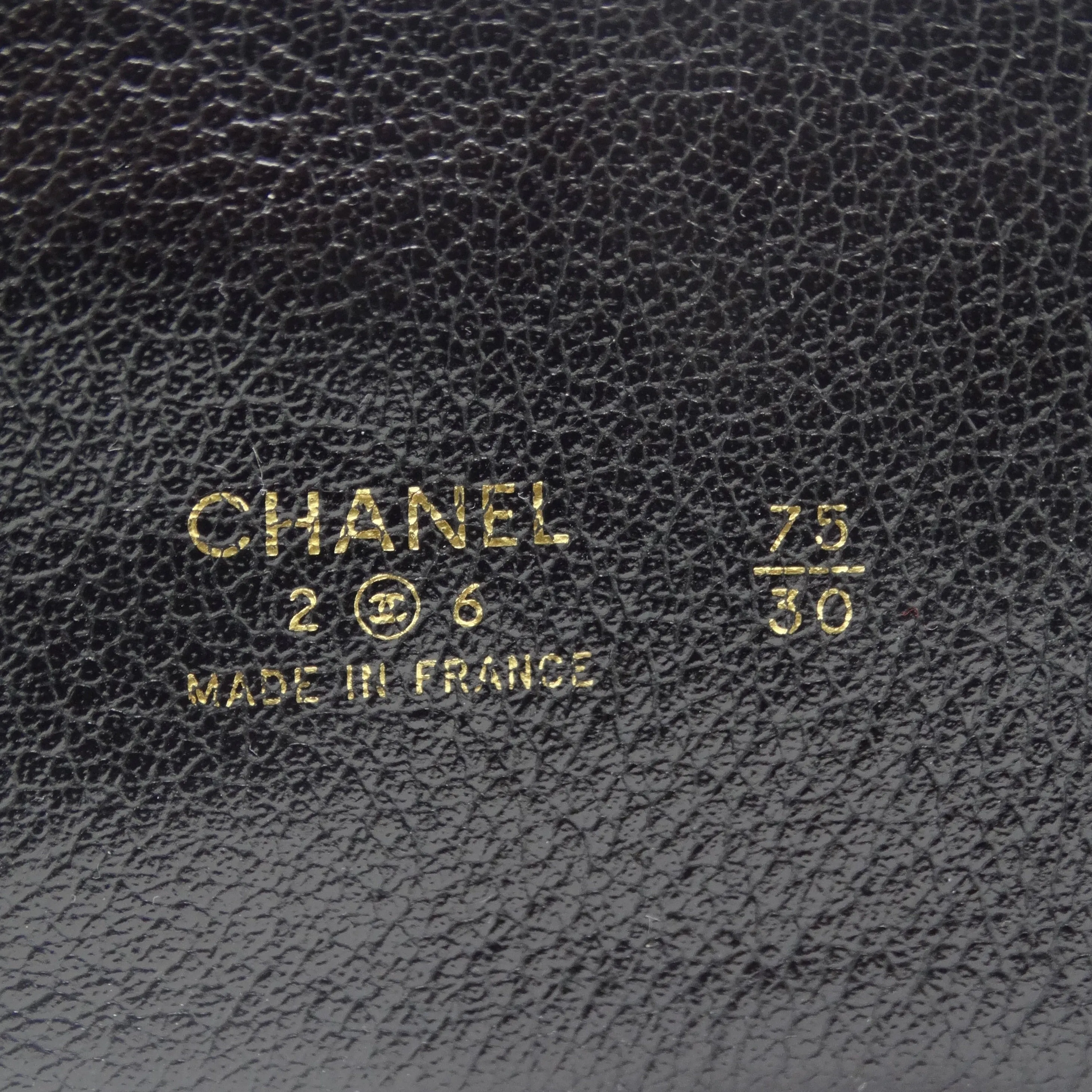 Chanel Rare 1980s Victoire De Castellane Gold Tone Black Leather Belt