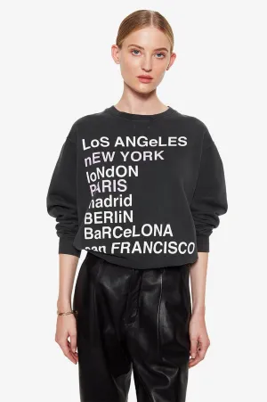 CITY LOVE SWEATSHIRT - CHARCOAL