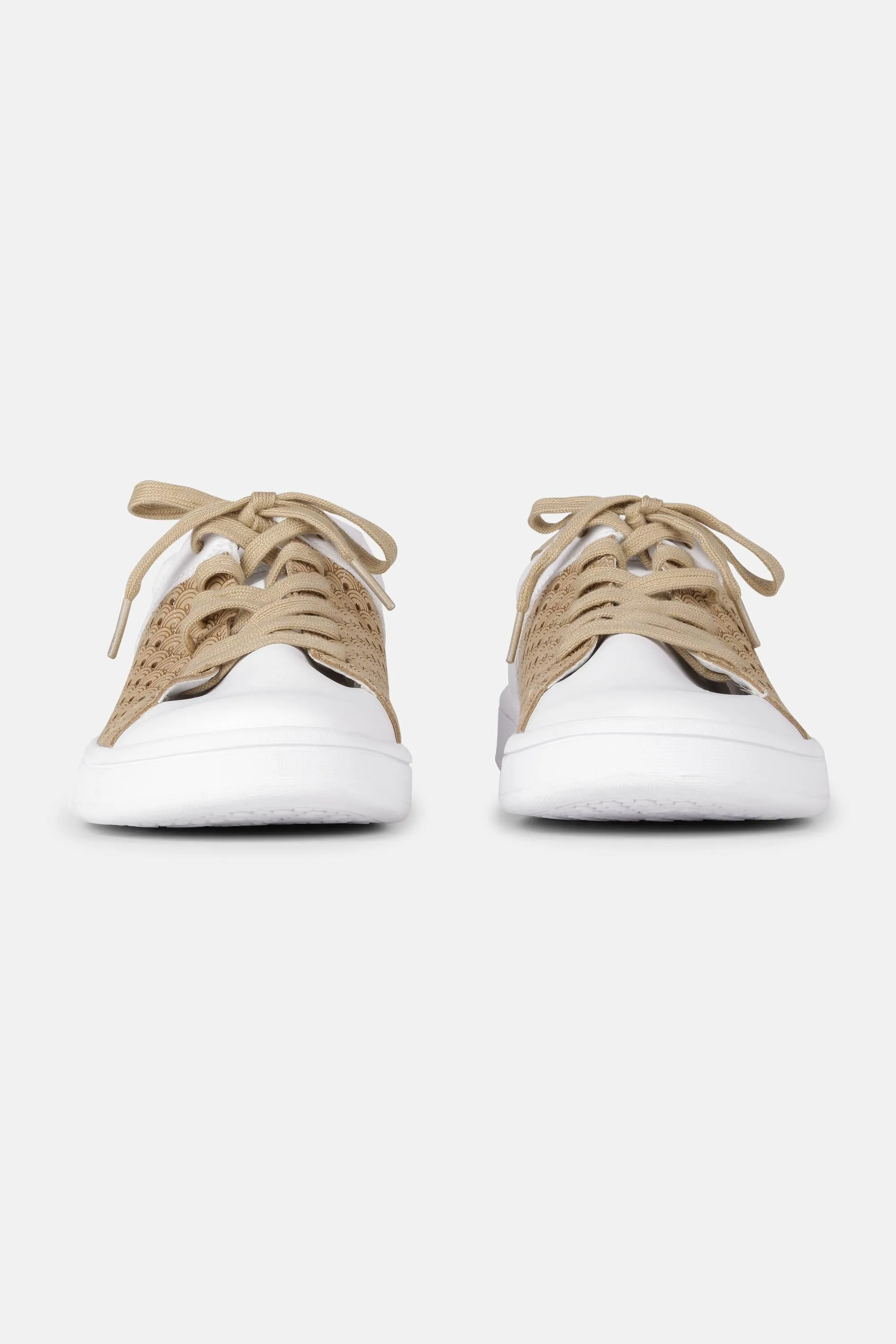 City Sneaker - White Latte