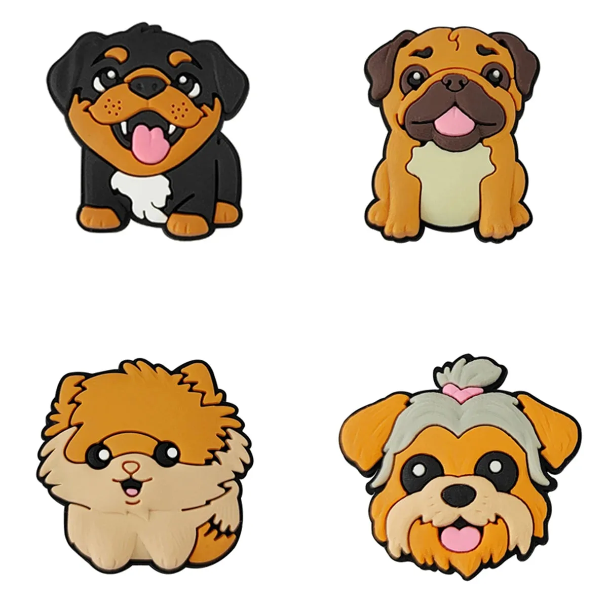 Cute Animals Dog Shoe Charms for Crocs