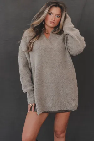 DEAL At Least I Look Good Slouchy Mohair Knit Sweater