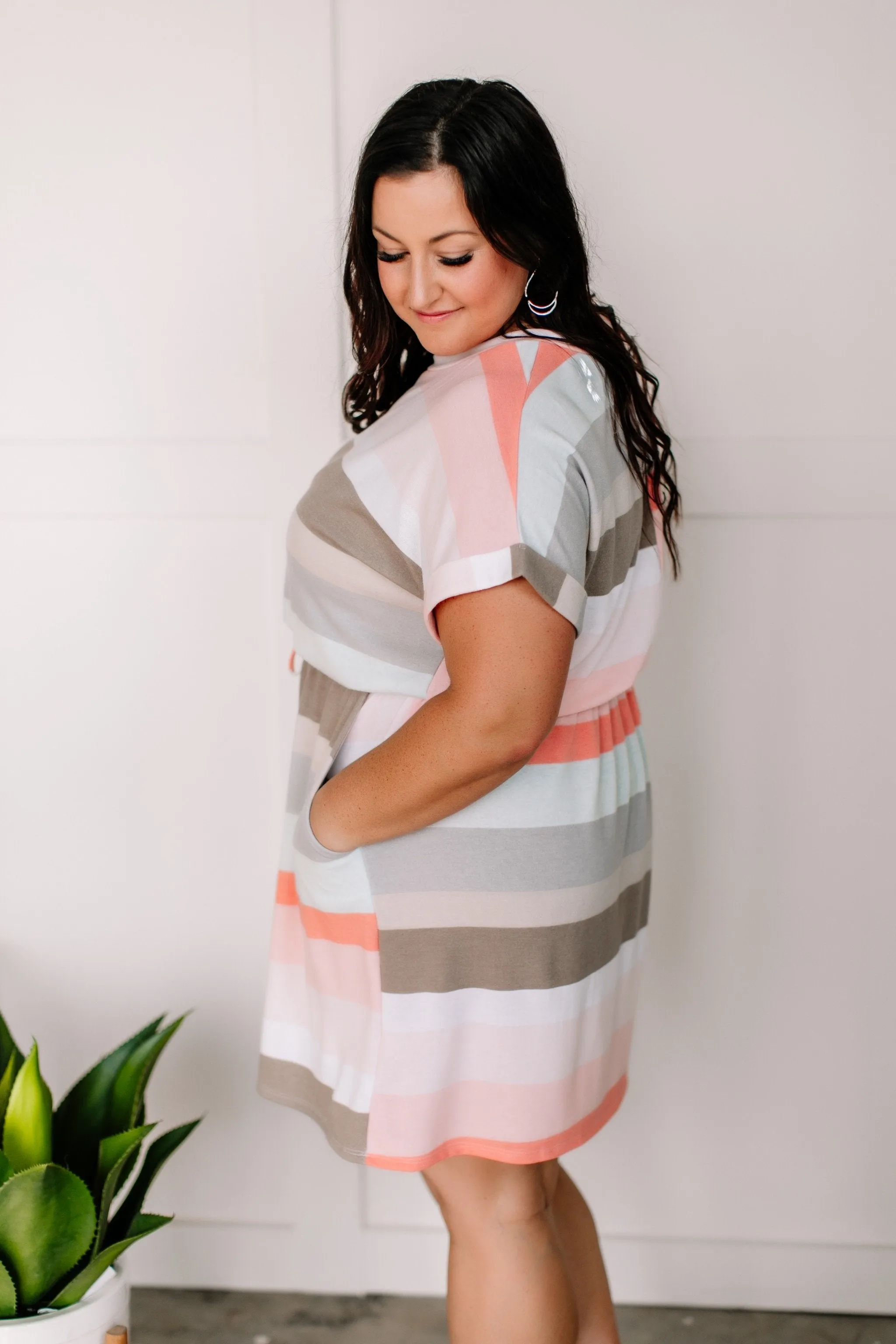 Dressed Like A Dream Color Block Dress