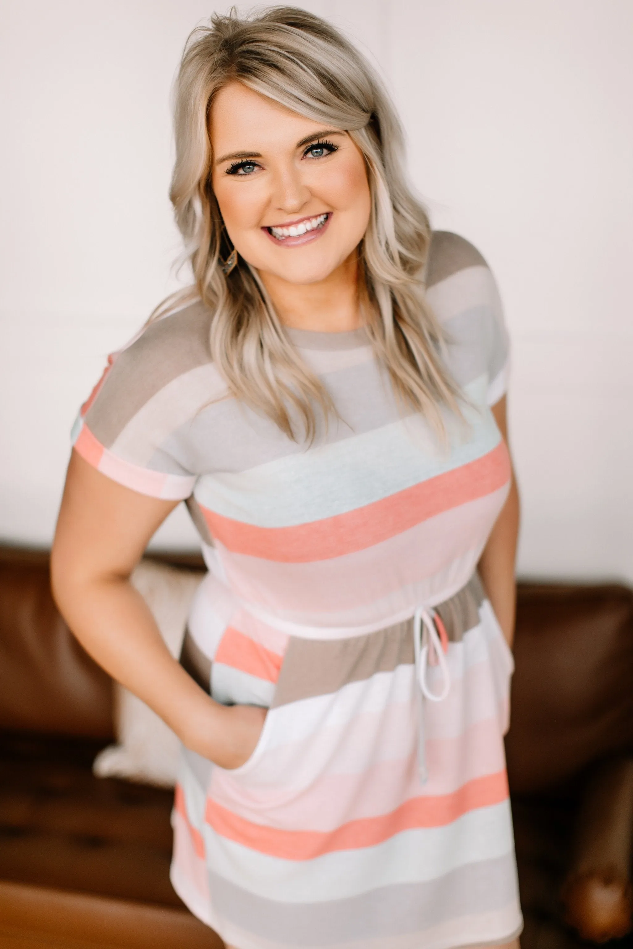 Dressed Like A Dream Color Block Dress
