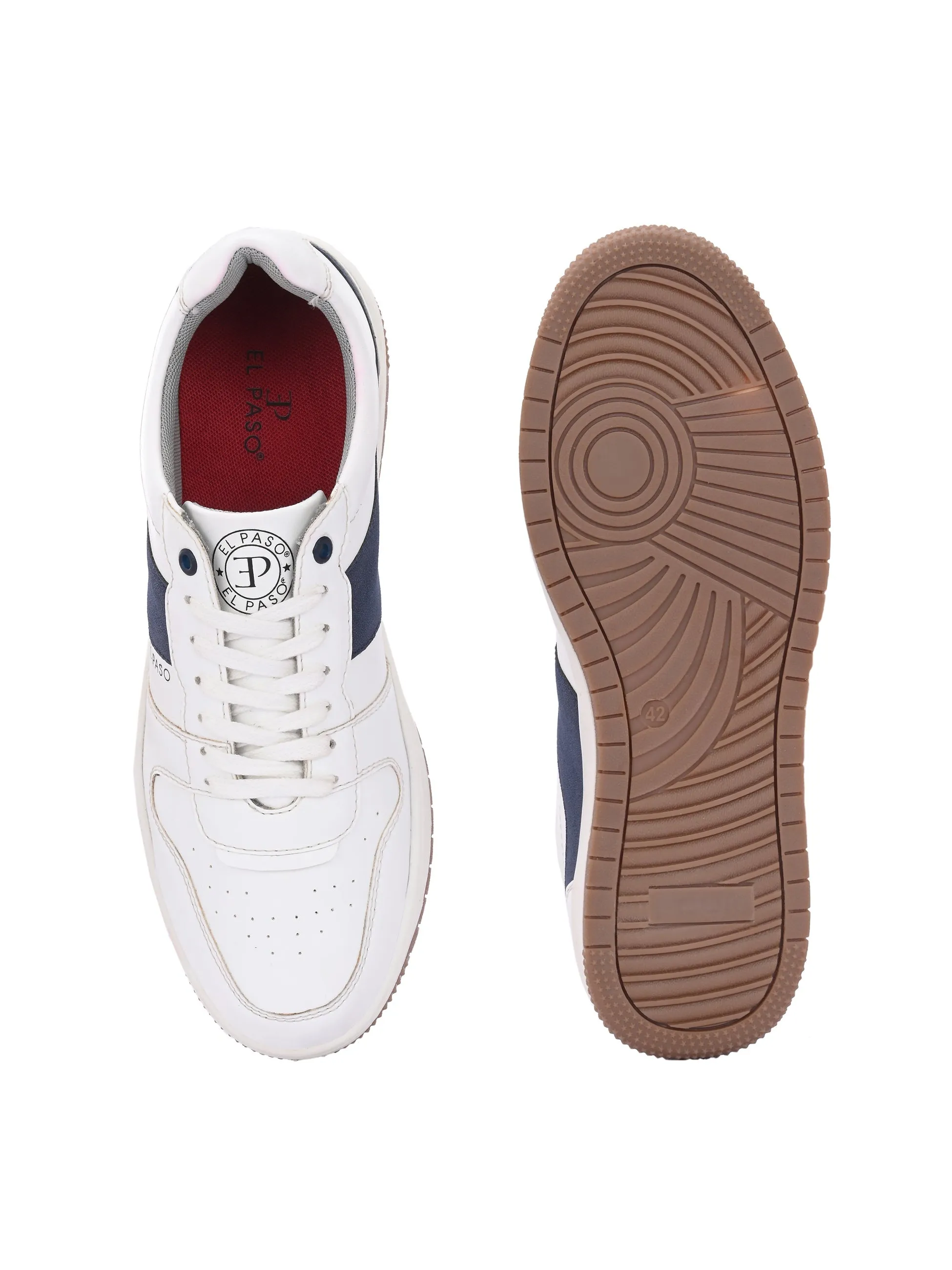 El PASO Men Round Toe Comfort Insole Lightweight Sneakers - EP56011