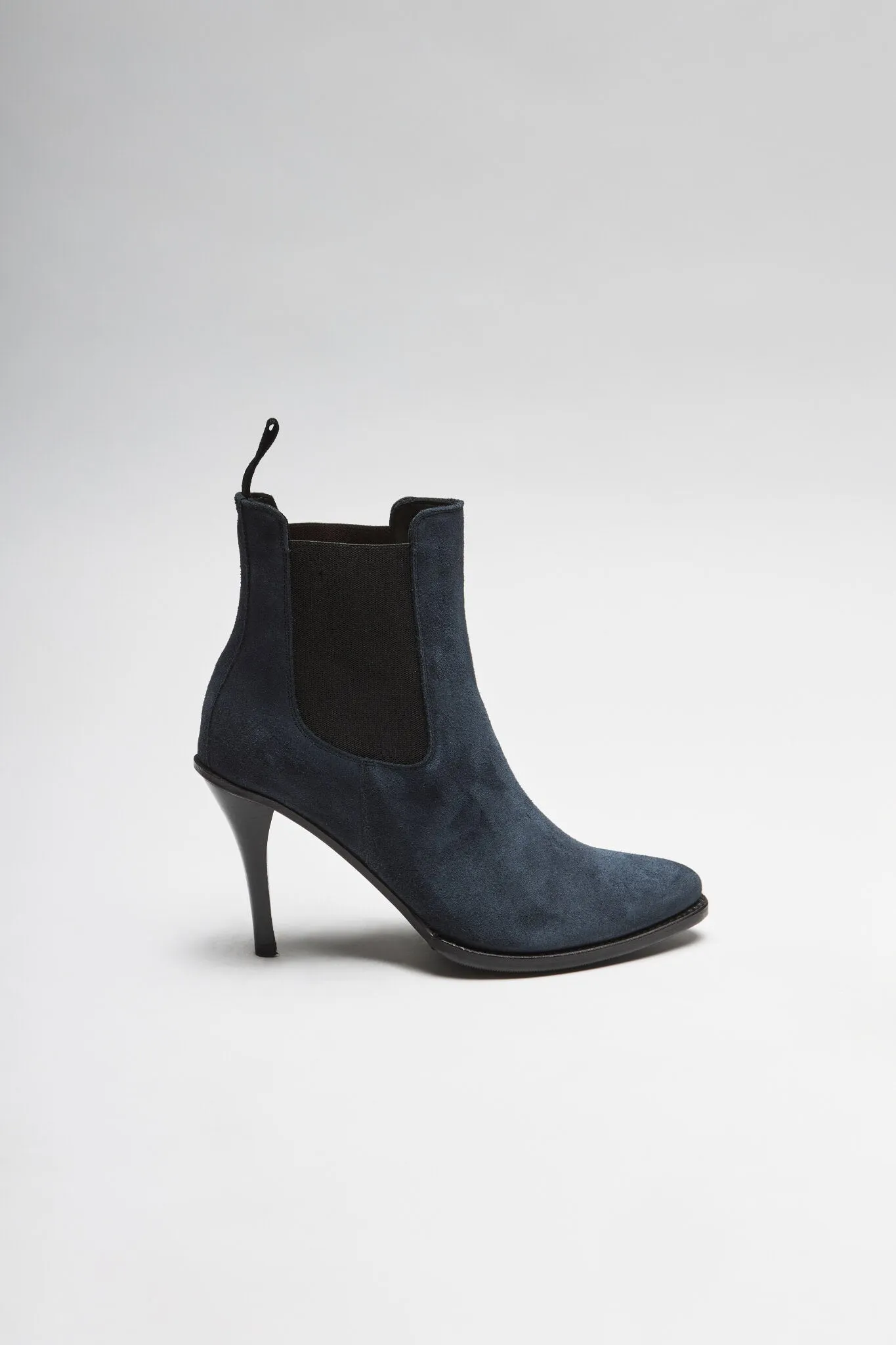 EVA II Damen Blau Lederstiefelette