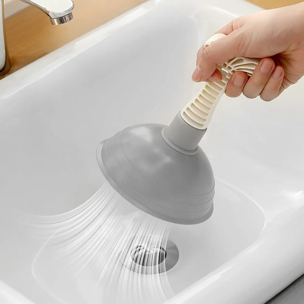 FaSoLa Sink Plunger - Grey, 12.5*12.5*17cm