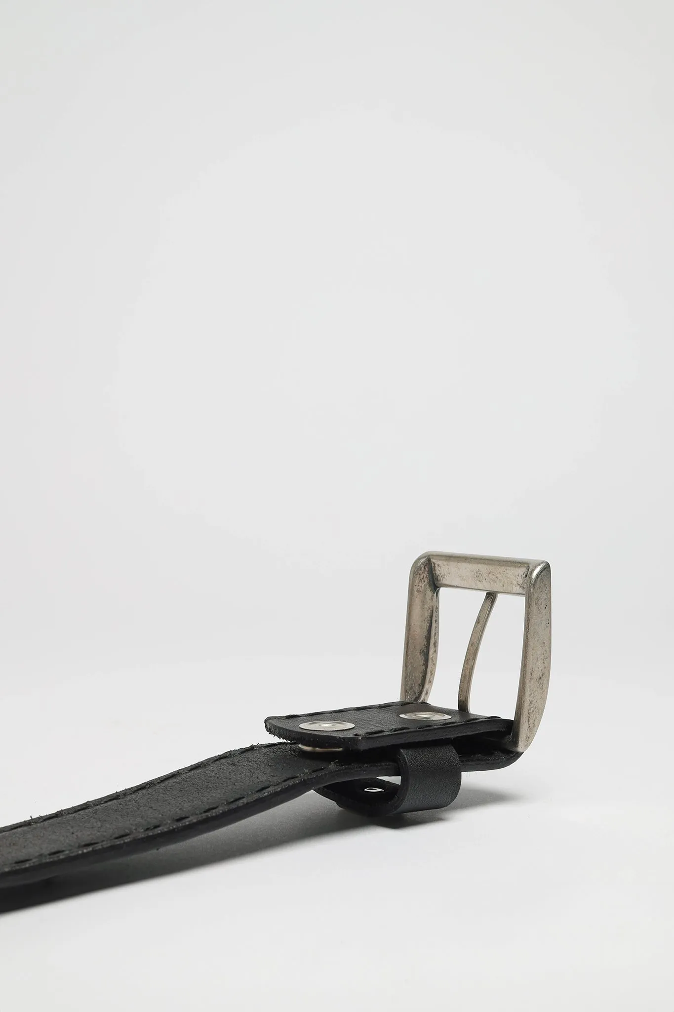FG0815 Schwarz Ledergürtel - Phyton