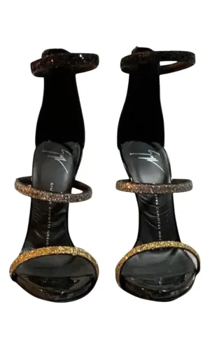 Giuseppe Zanotti Black Heeled Sandals