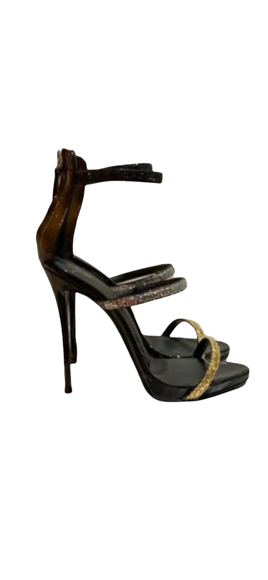 Giuseppe Zanotti Black Heeled Sandals