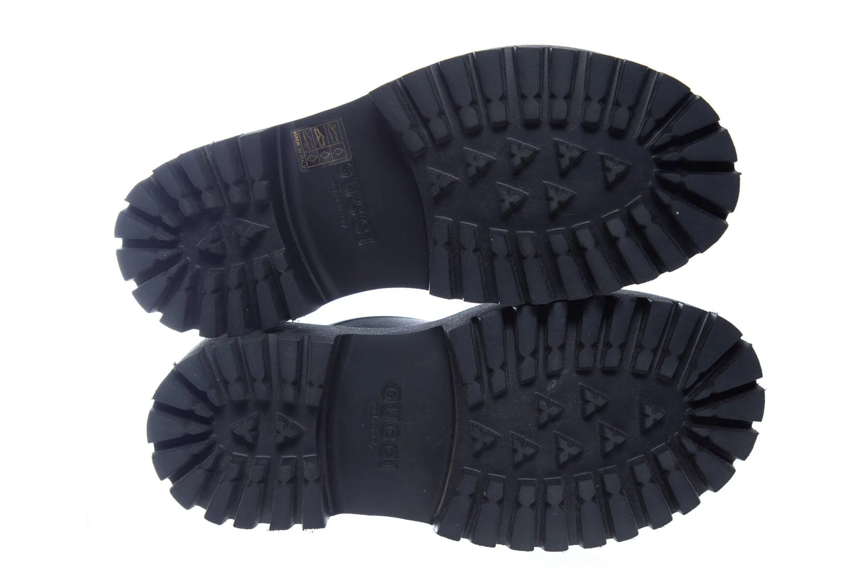 Gucci Black Rubber GG Platform Clogs SZ 38