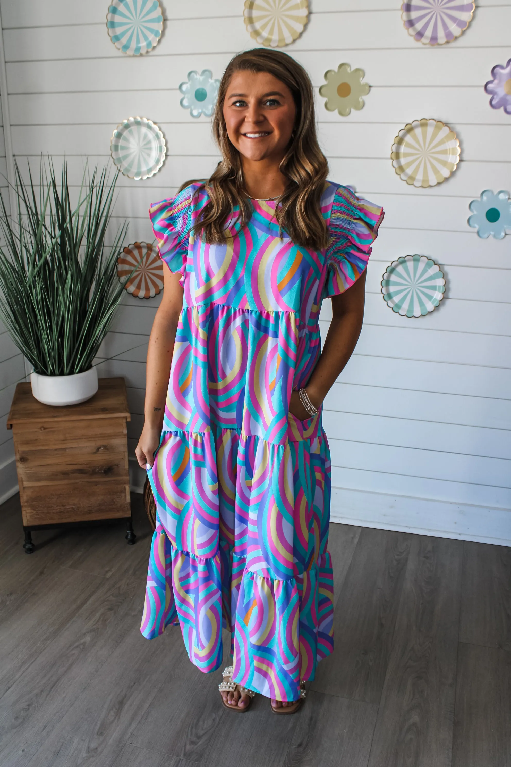 Happy Days Ahead Midi • Lavender Multi