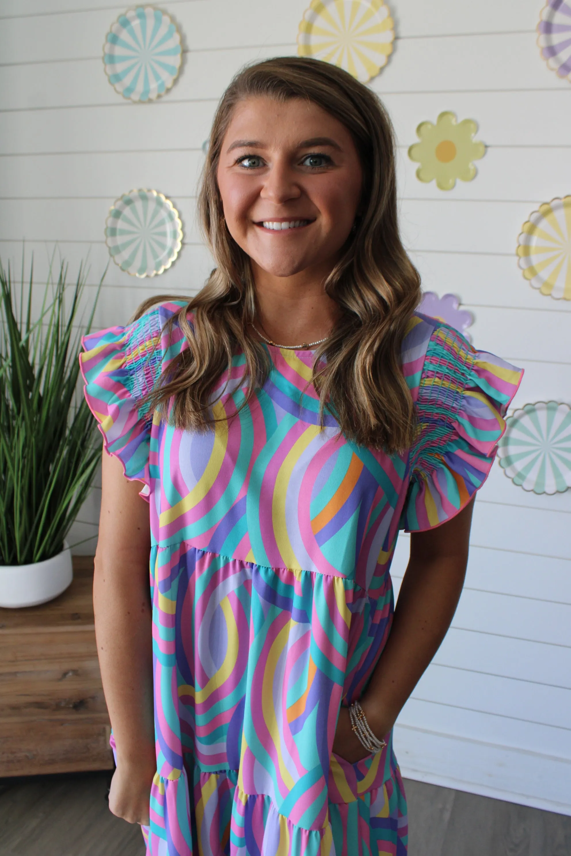 Happy Days Ahead Midi • Lavender Multi