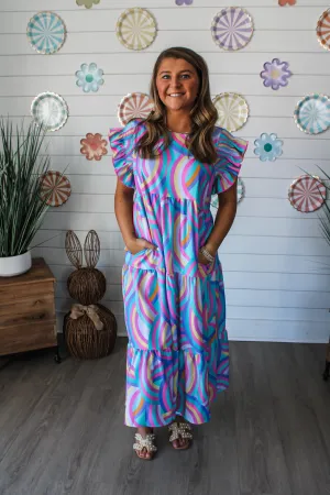 Happy Days Ahead Midi • Lavender Multi