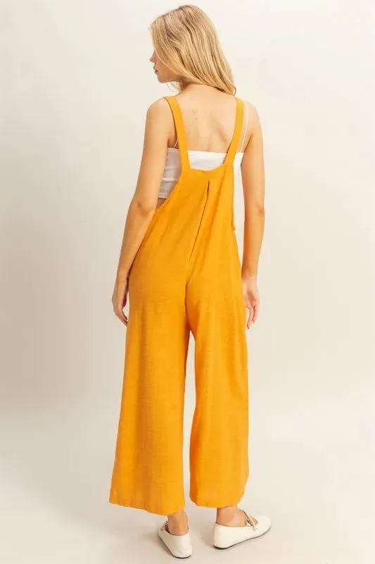 HYFVE Textured Wide Leg Overall