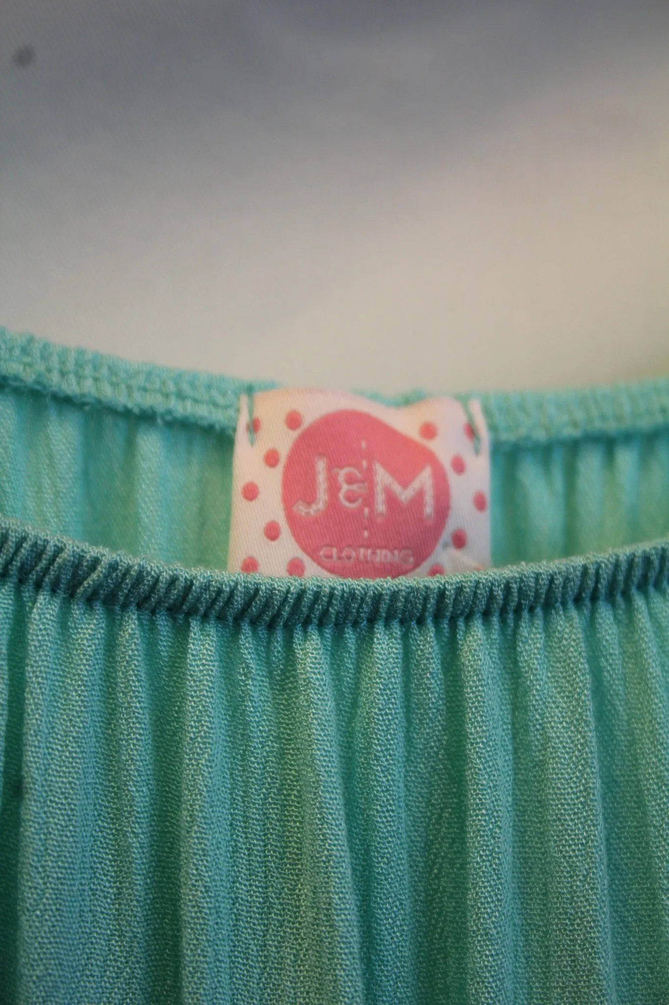 J&M | Lace Sleeve Over-sized Tunic Mint