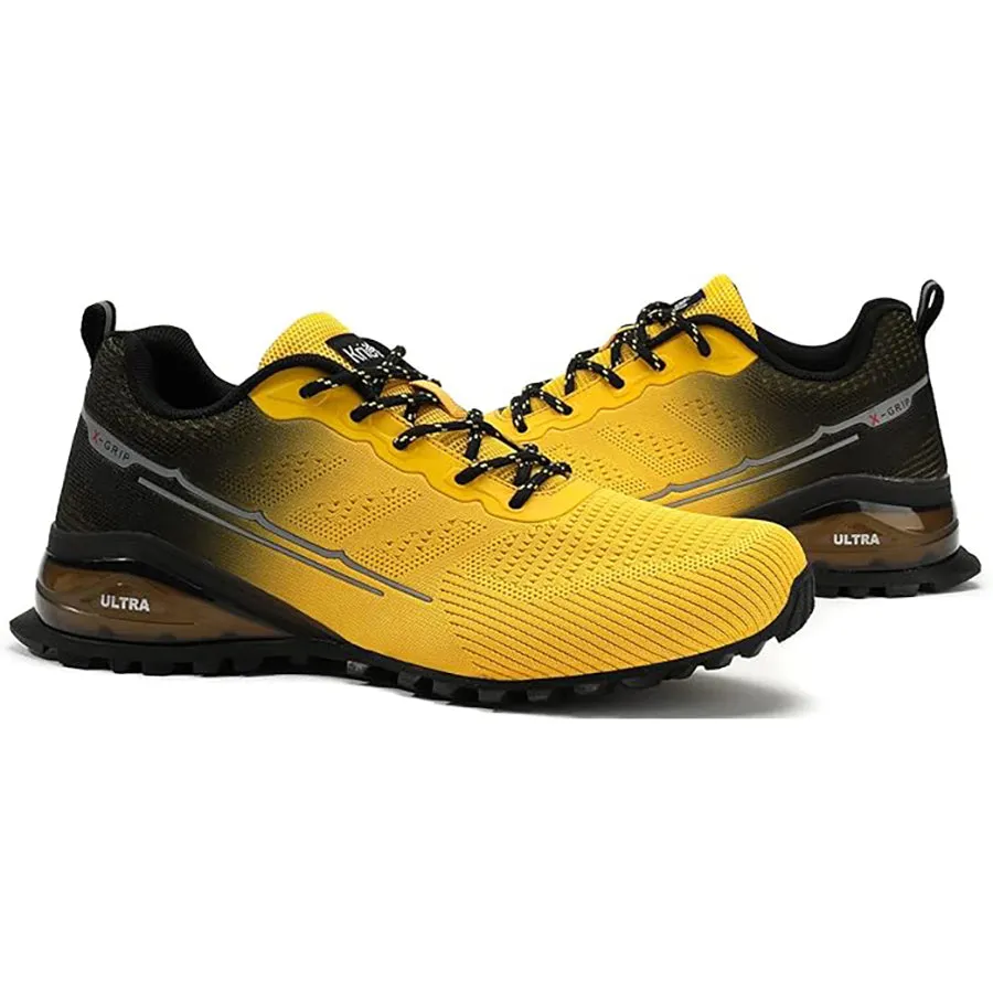 Kricely Men's All-terrain Hiking Sneakers Mountain Hiking, Gym Workouts and Wilderness Adventure Shoes Wide Fit