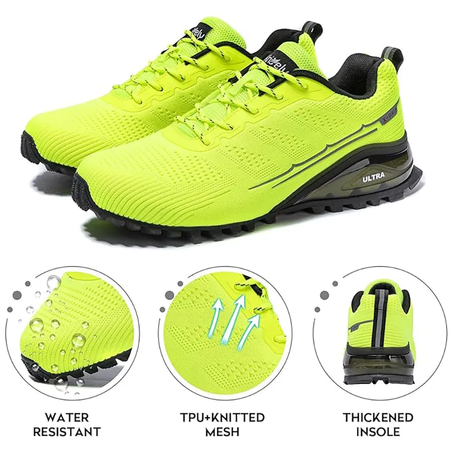 Kricely Men's All-terrain Hiking Sneakers Mountain Hiking, Gym Workouts and Wilderness Adventure Shoes Wide Fit