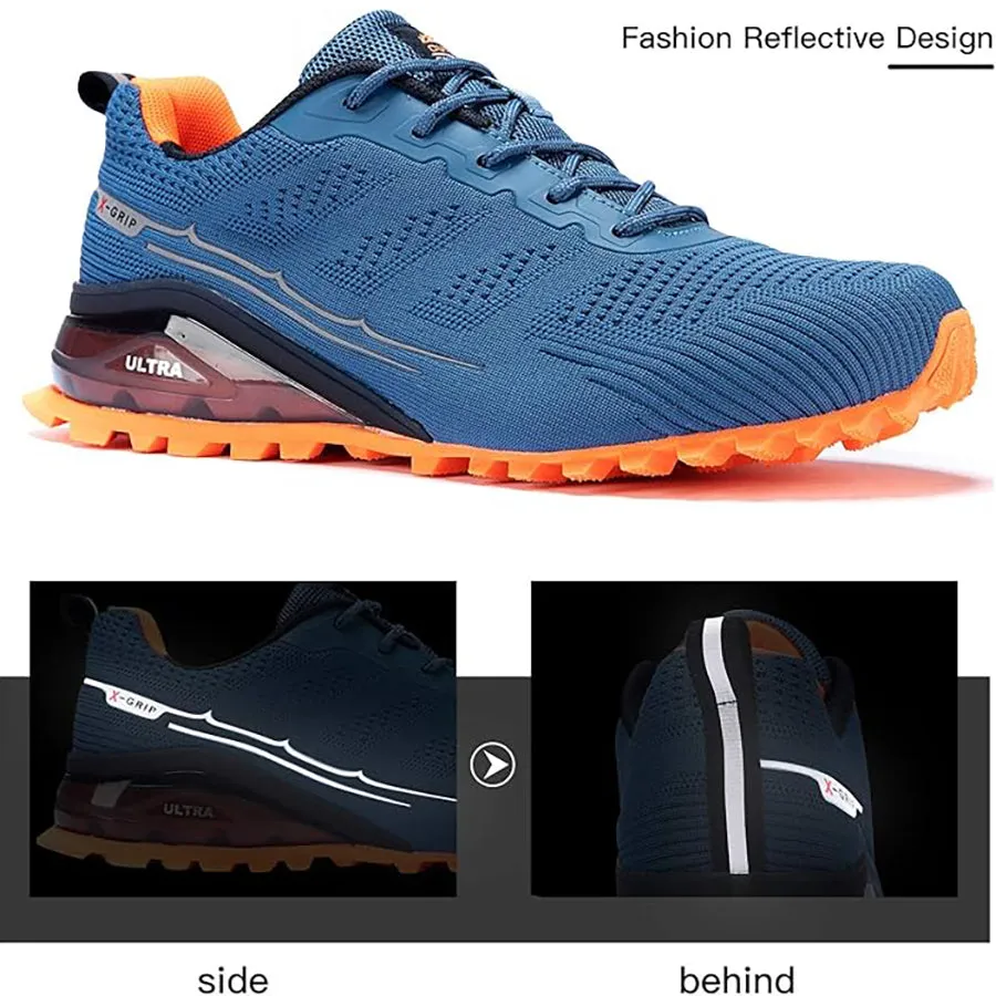 Kricely Men's All-terrain Hiking Sneakers Mountain Hiking, Gym Workouts and Wilderness Adventure Shoes Wide Fit