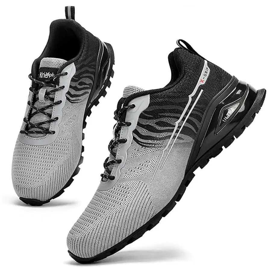 Kricely Men's All-terrain Hiking Sneakers Mountain Hiking, Gym Workouts and Wilderness Adventure Shoes Wide Fit