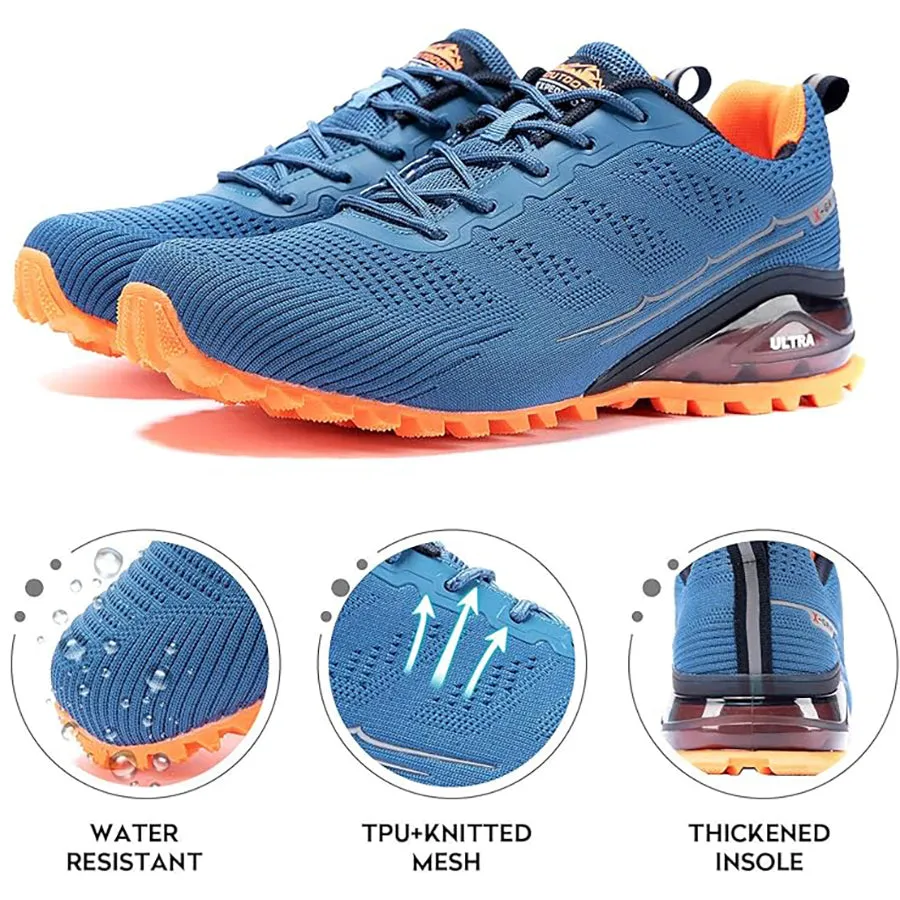 Kricely Men's All-terrain Hiking Sneakers Mountain Hiking, Gym Workouts and Wilderness Adventure Shoes Wide Fit
