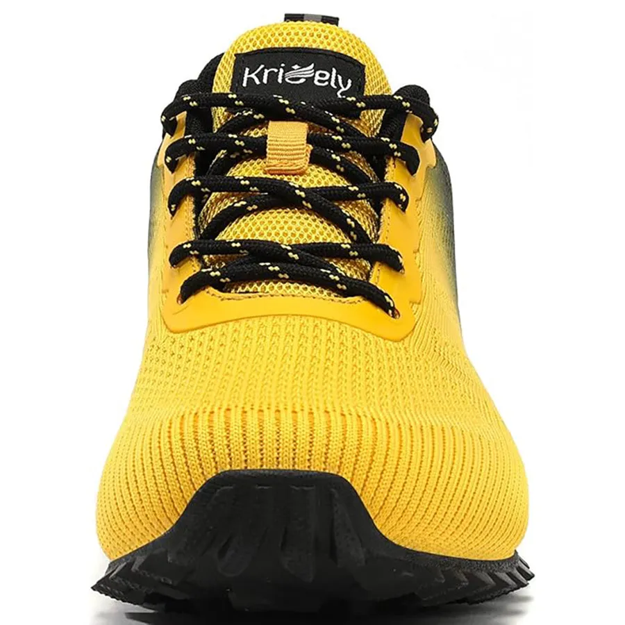 Kricely Men's All-terrain Hiking Sneakers Mountain Hiking, Gym Workouts and Wilderness Adventure Shoes Wide Fit