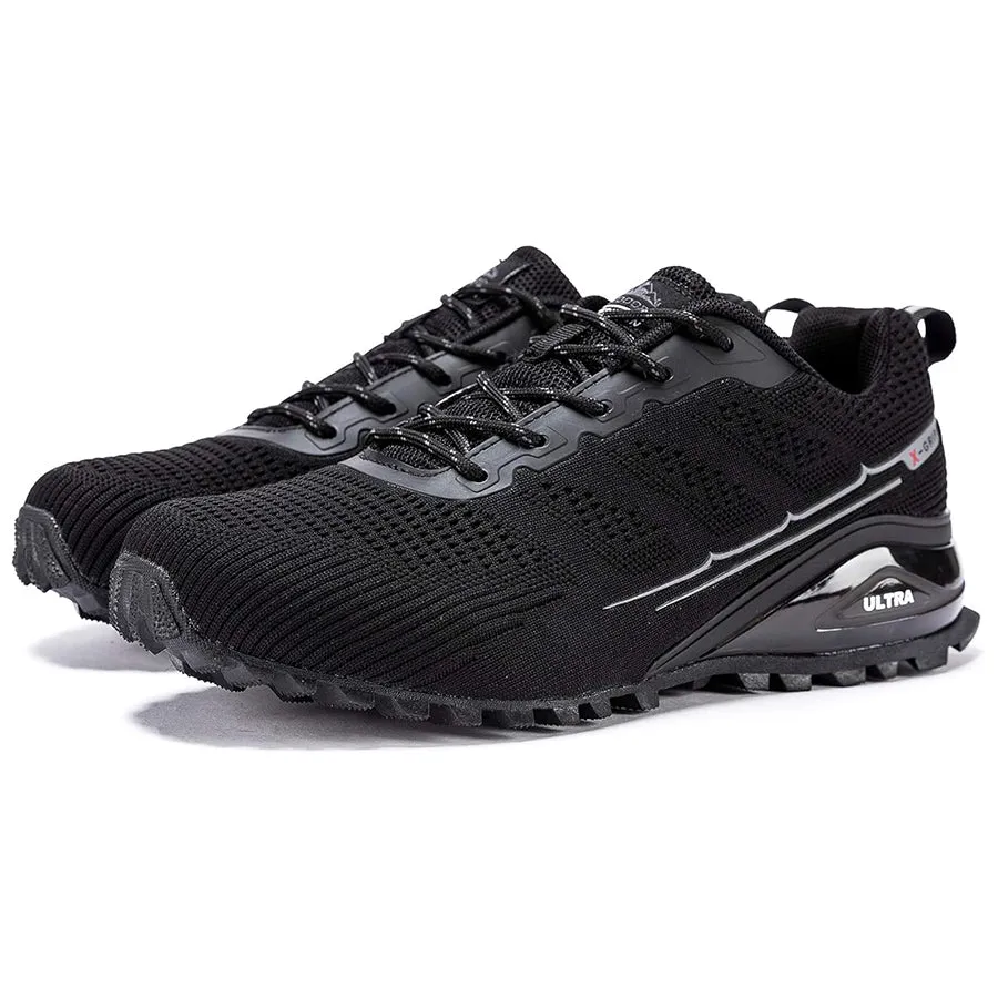 Kricely Men's All-terrain Hiking Sneakers Mountain Hiking, Gym Workouts and Wilderness Adventure Shoes Wide Fit