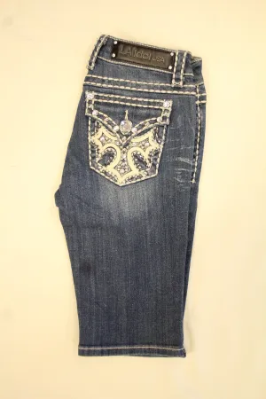 L.A. Idol | Bling Cross Pocket Bermuda Shorts
