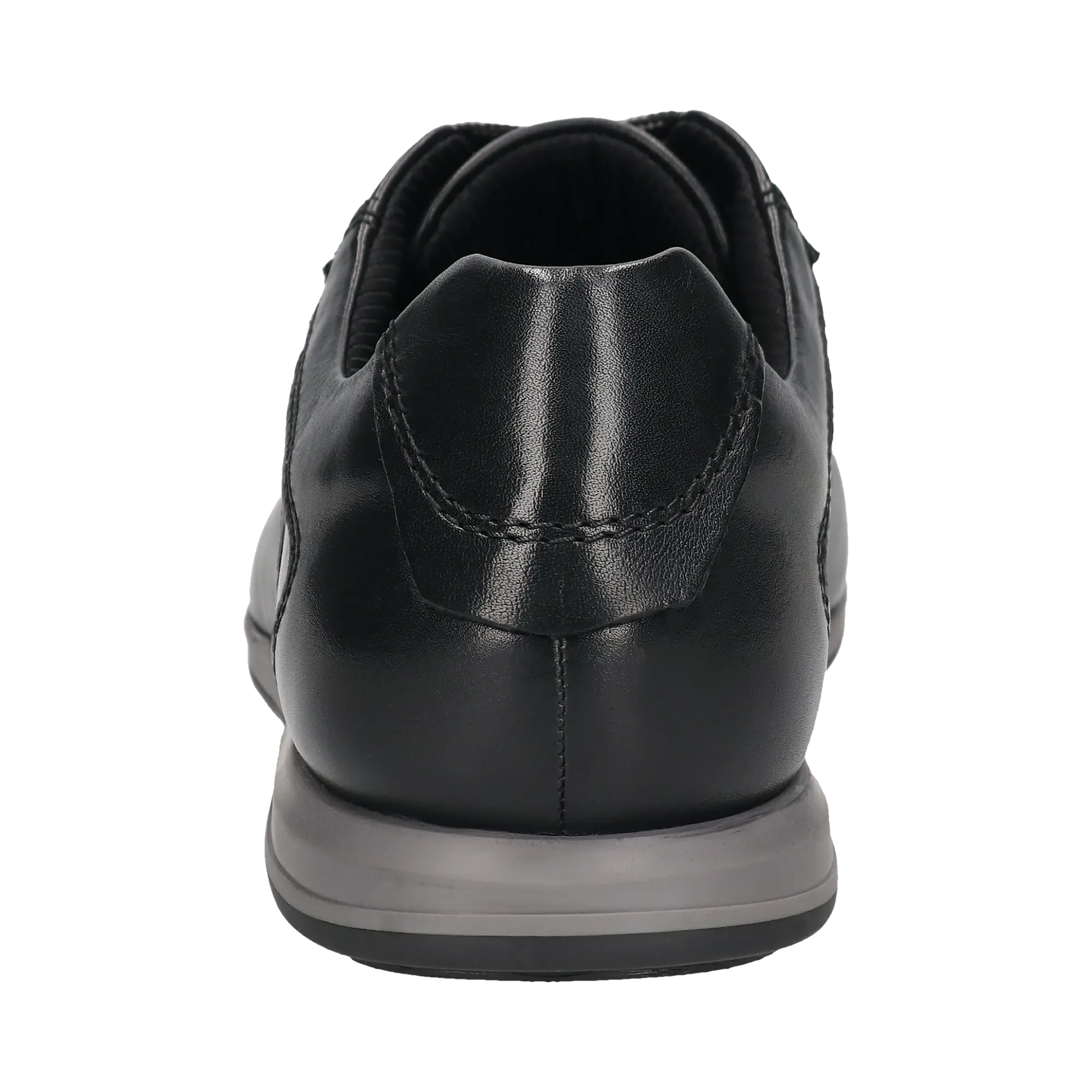 Leder Sneaker schwarz