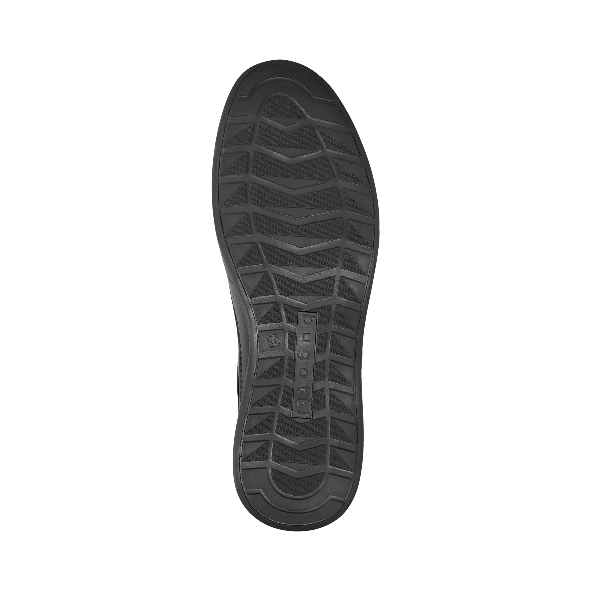 Leder Sneaker schwarz