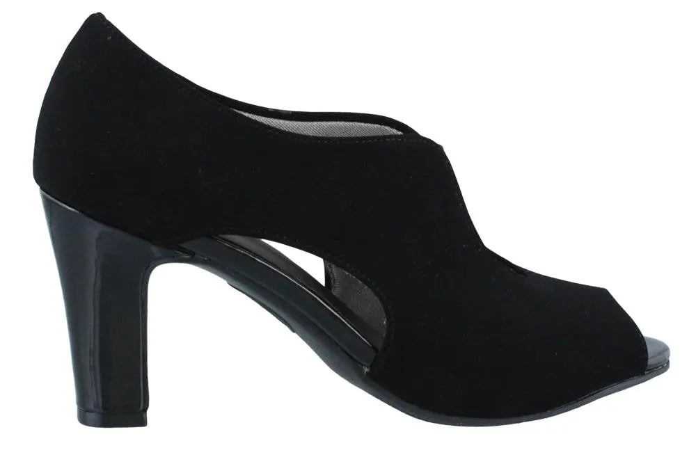 LifeStride Women's Carla Dress Pump, Black, 7.5W US