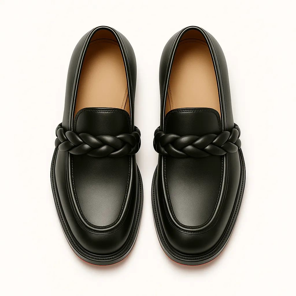 LumiNovi | The Penny Braid Loafers