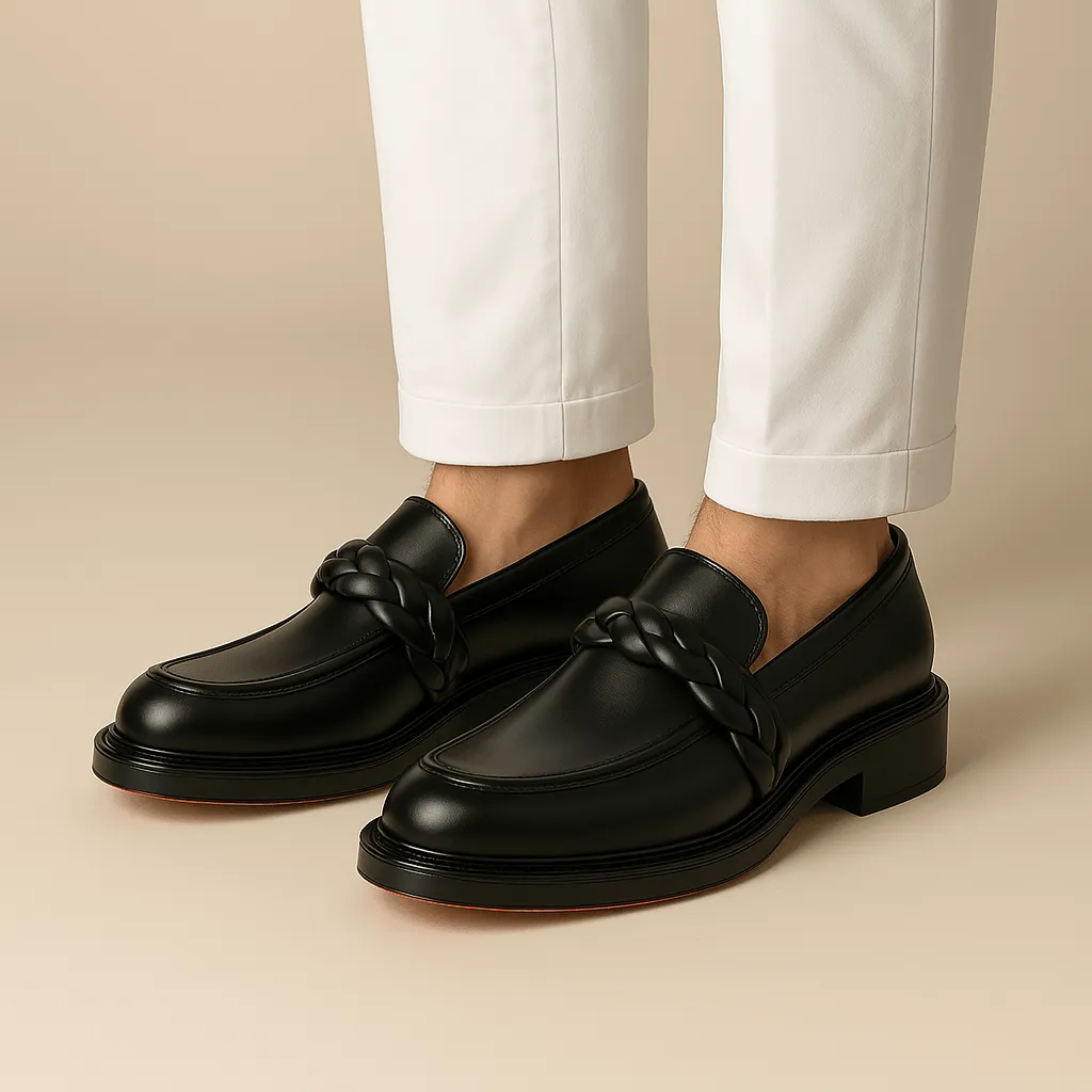 LumiNovi | The Penny Braid Loafers