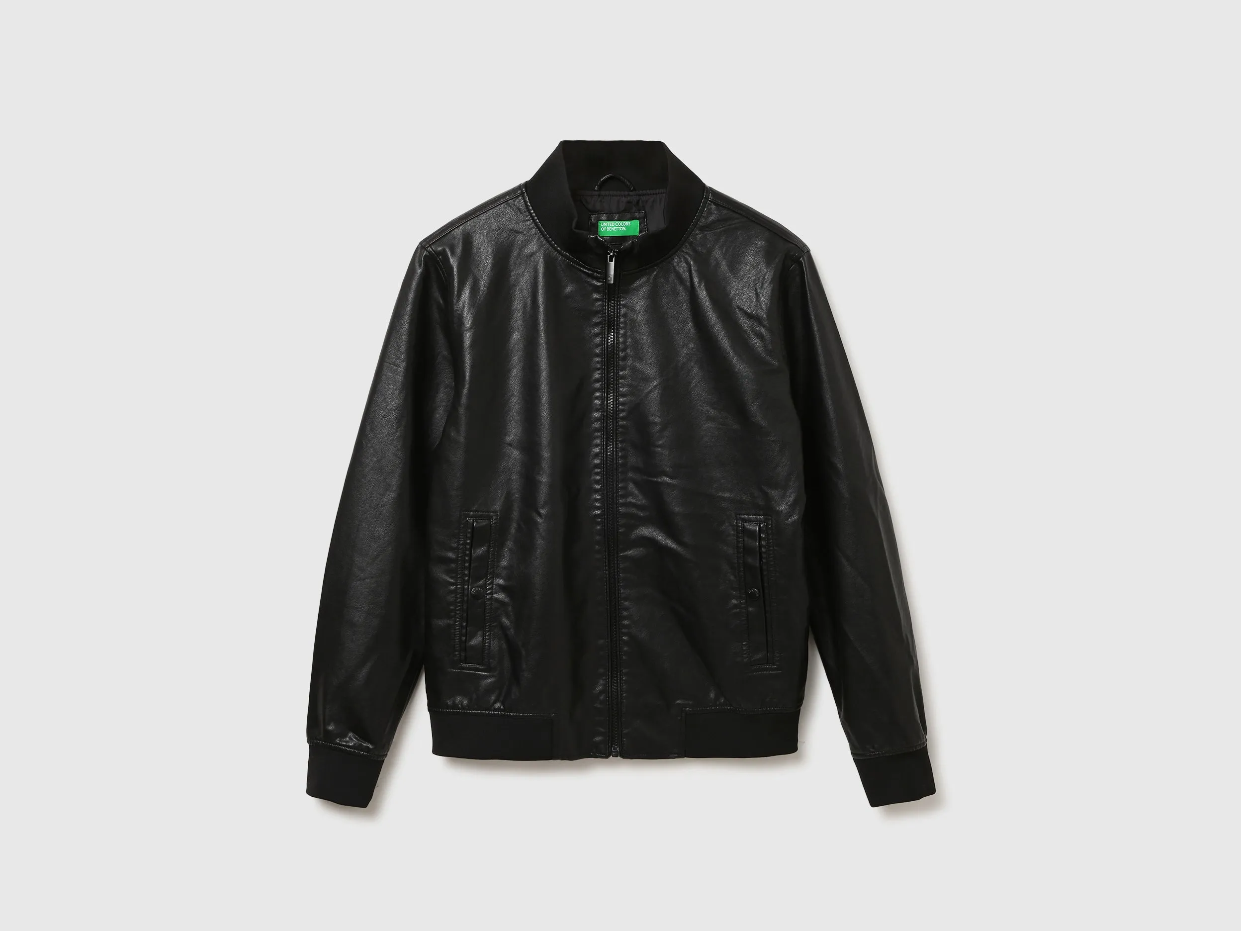 Men Solid High Neck Jacket