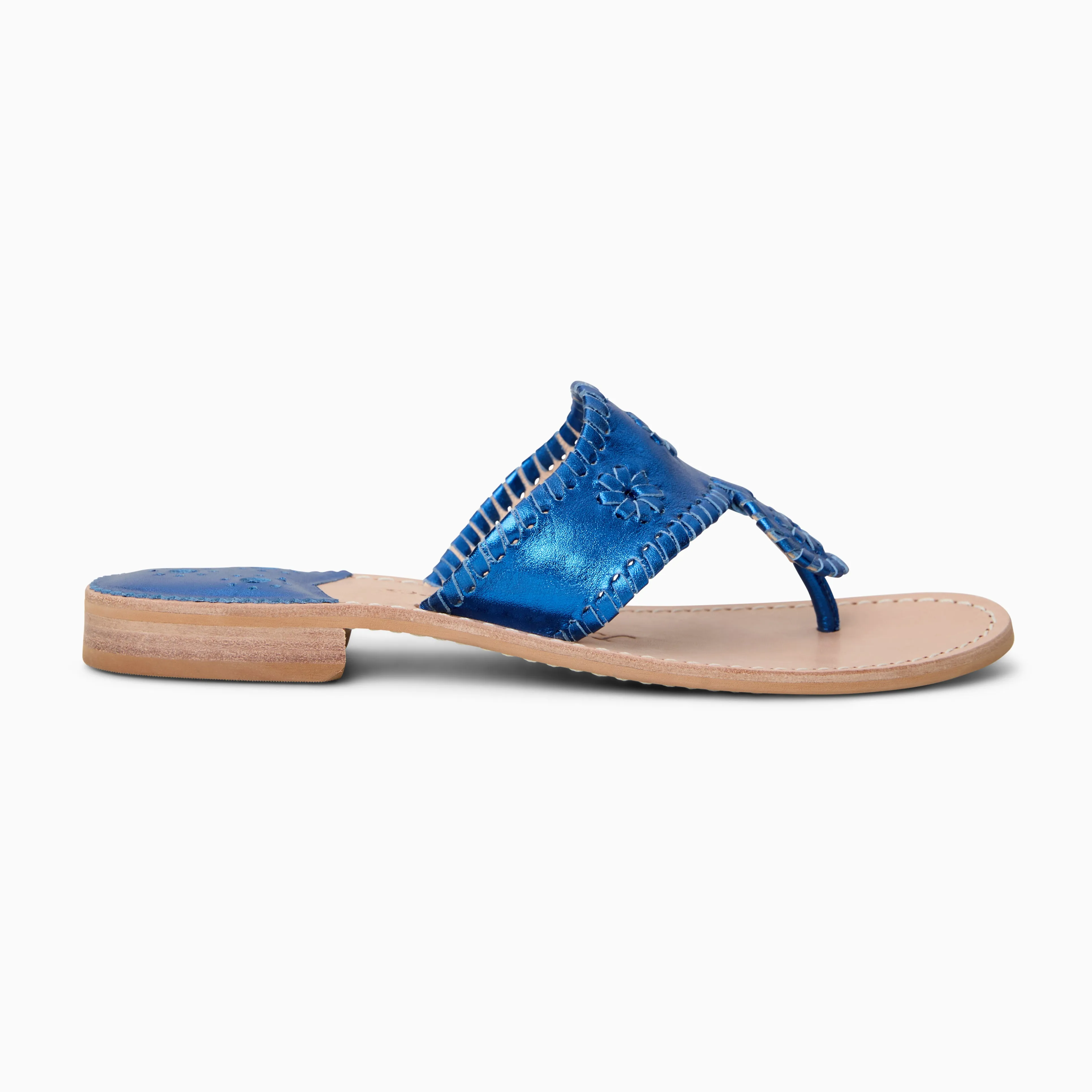 Metallic Jacks Flat Sandal
