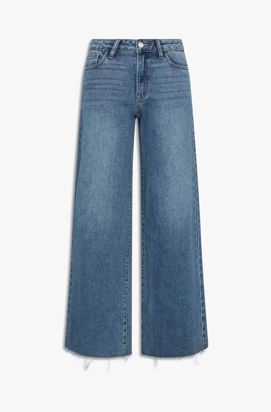 Mid Rise Relaxed Wide Leg