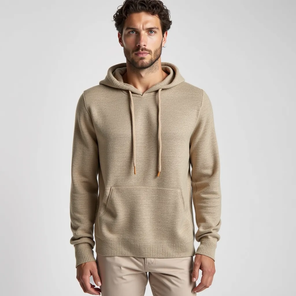 Monaco Hoodie – Soft Knit – Minimalist Casual Style