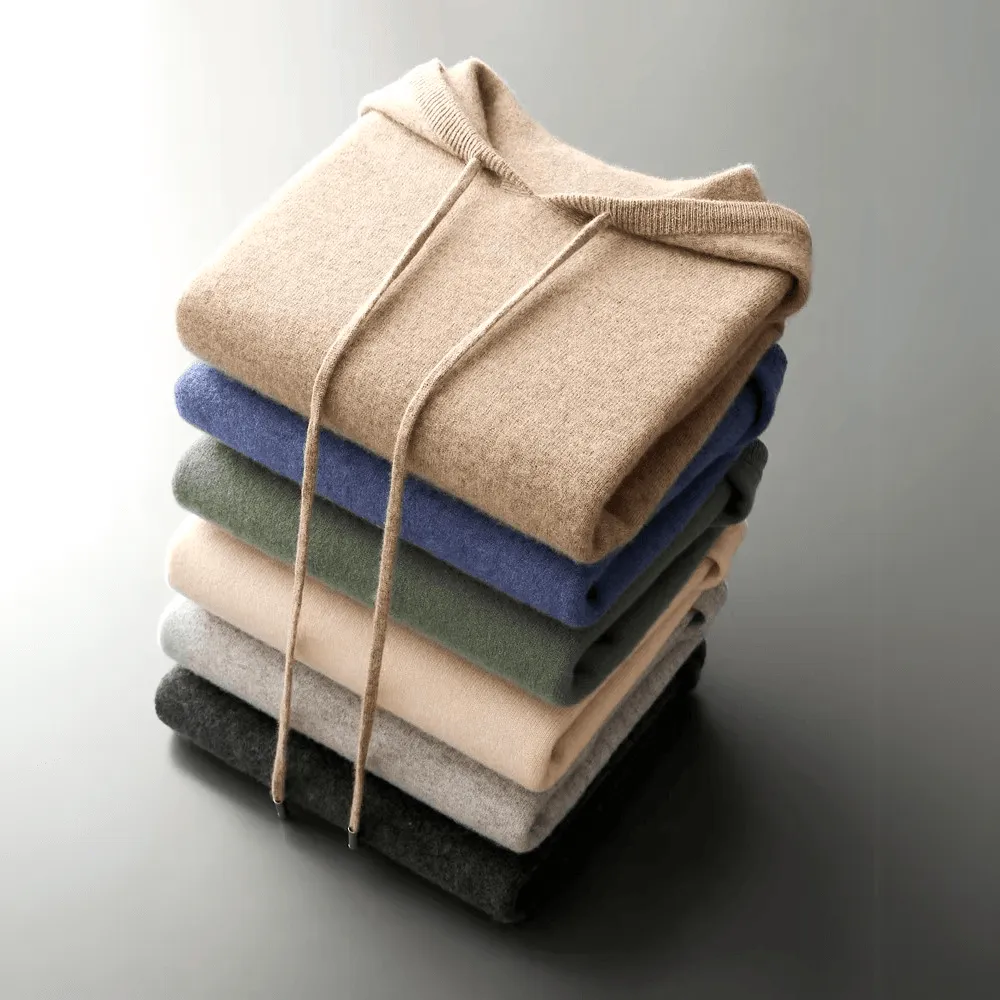 Monaco Hoodie – Soft Knit – Minimalist Casual Style